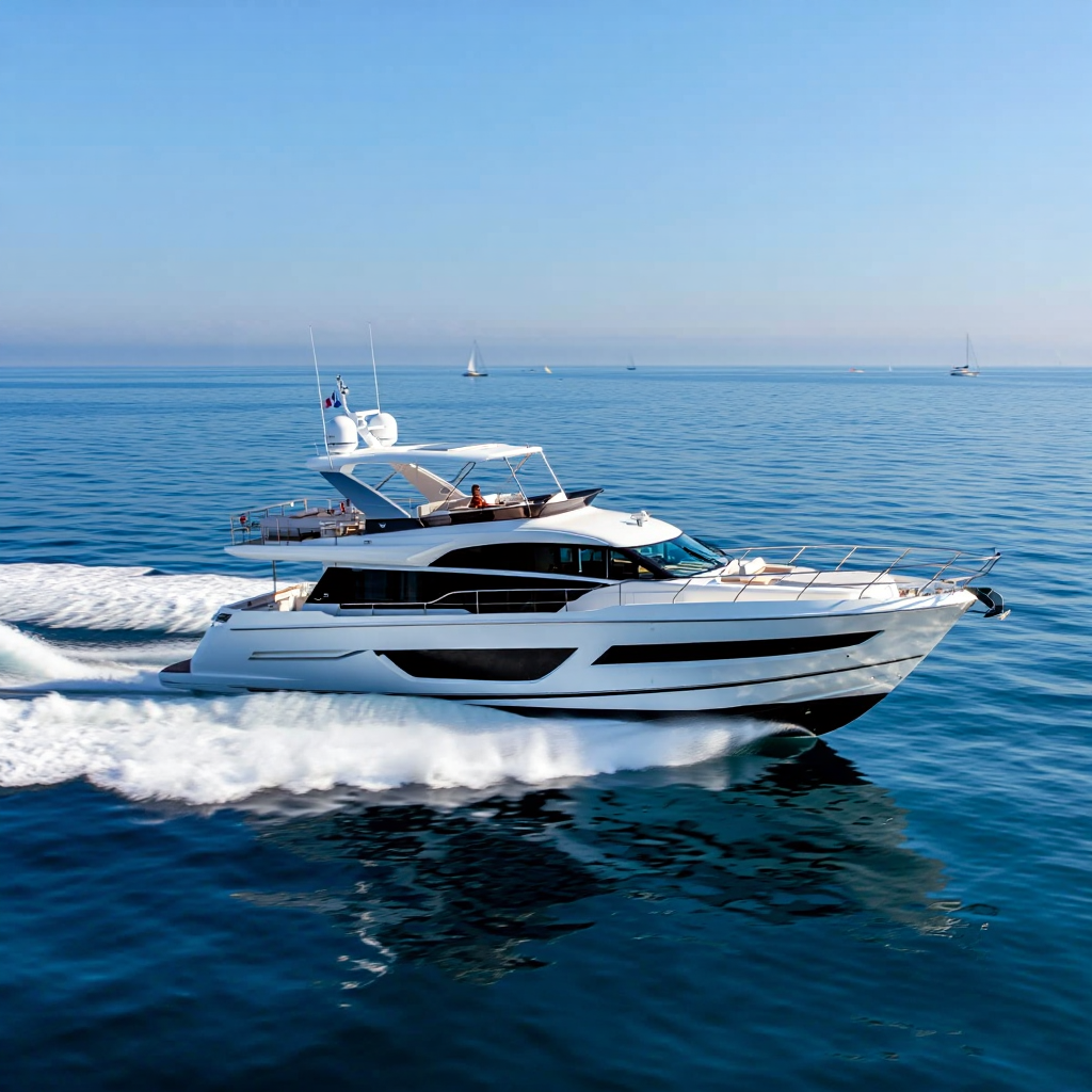 Aquavo Yacht Cruising in Calm Waters